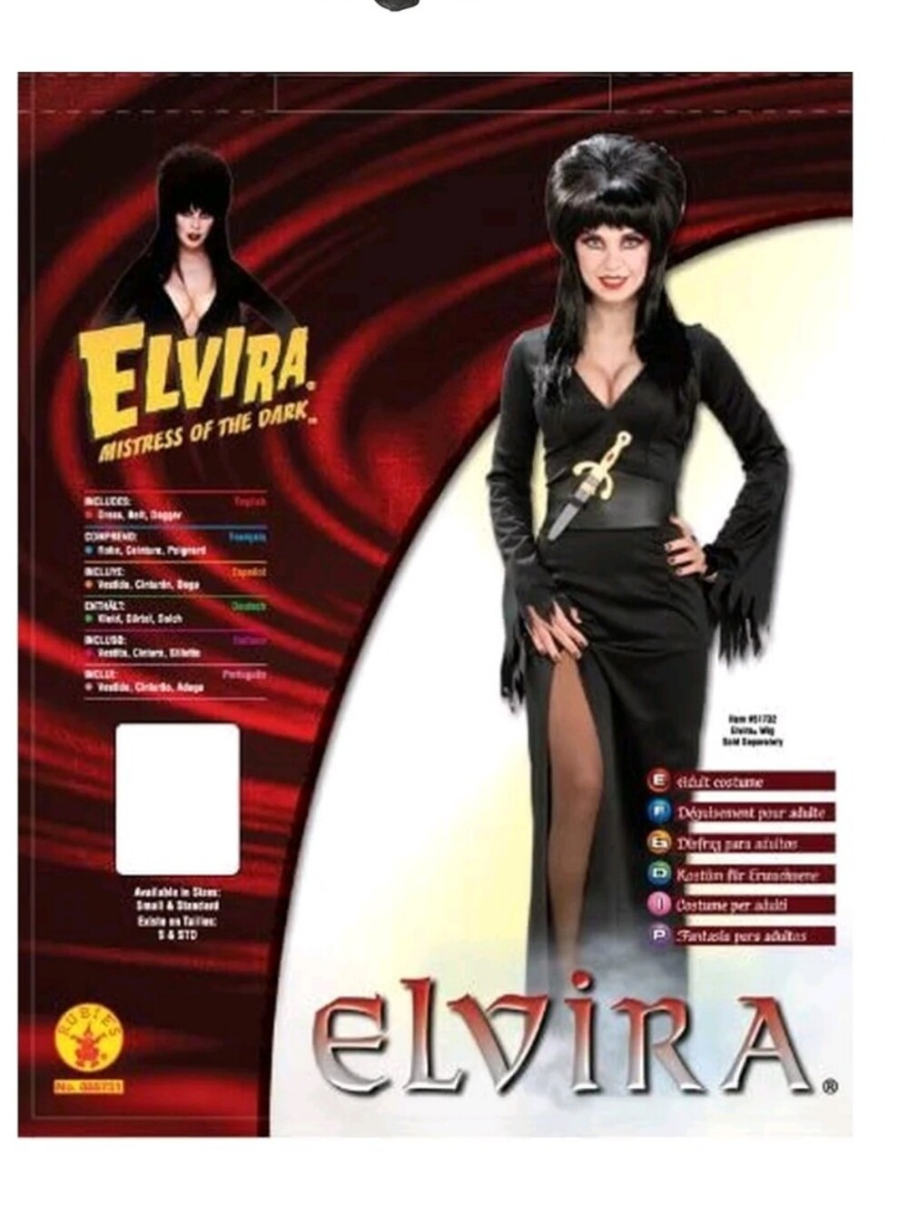 Rubie's Elvira Mistress of the Dark Costume